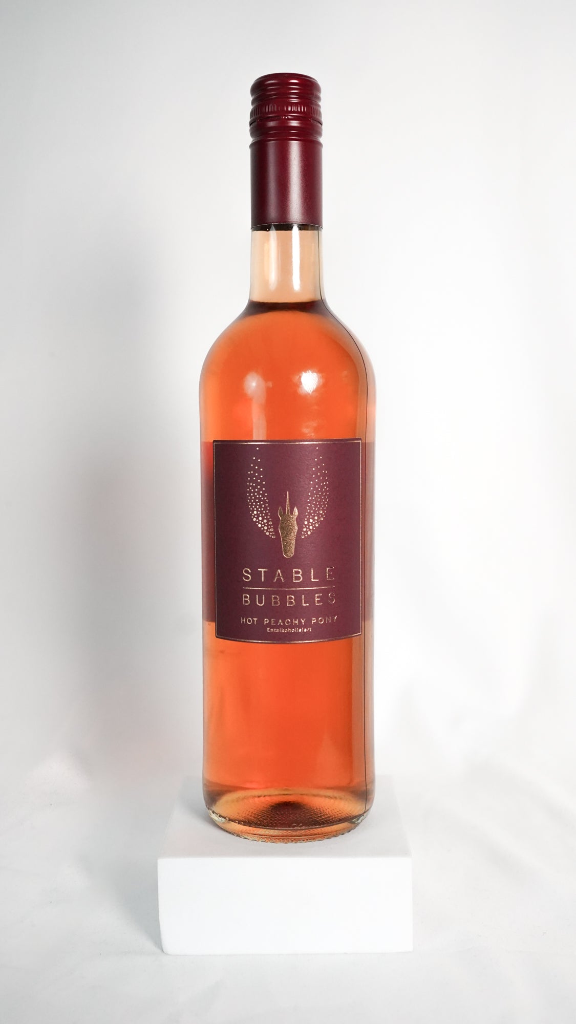 Flasche mit individuellem Pferdekopf