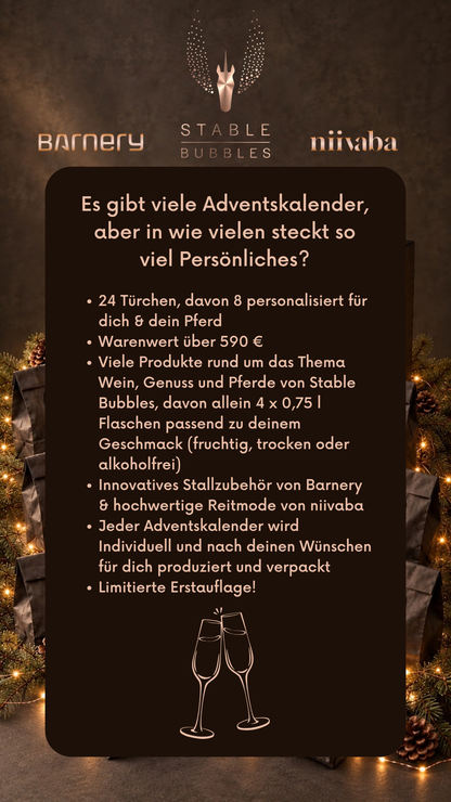Adventskalender Pferd & Wein 2026