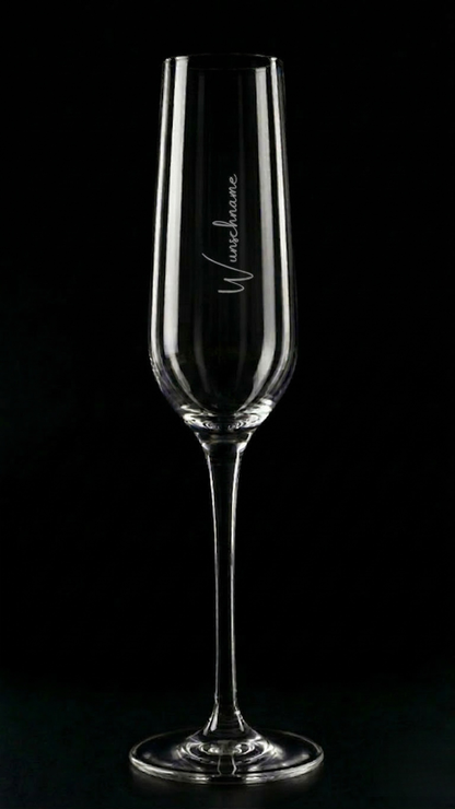 Champagnerglas personalisiert
