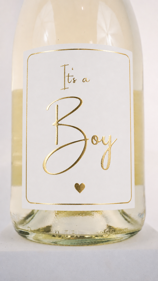 Weinflasche Gender Reveal