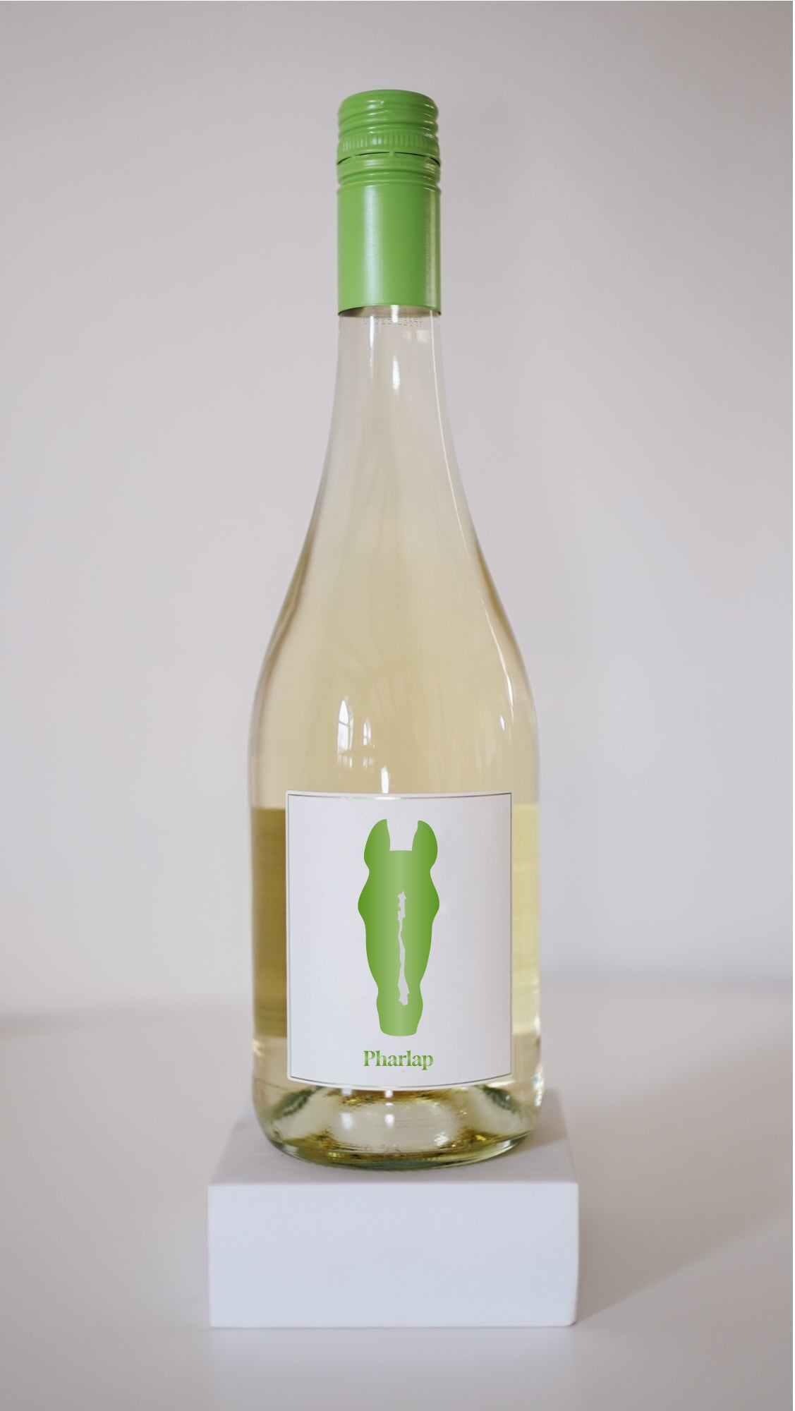 Flasche mit individuellem Pferdekopf