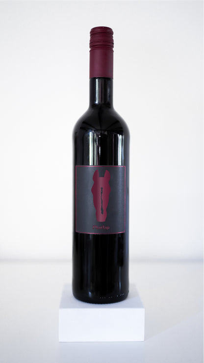 Flasche mit individuellem Pferdekopf