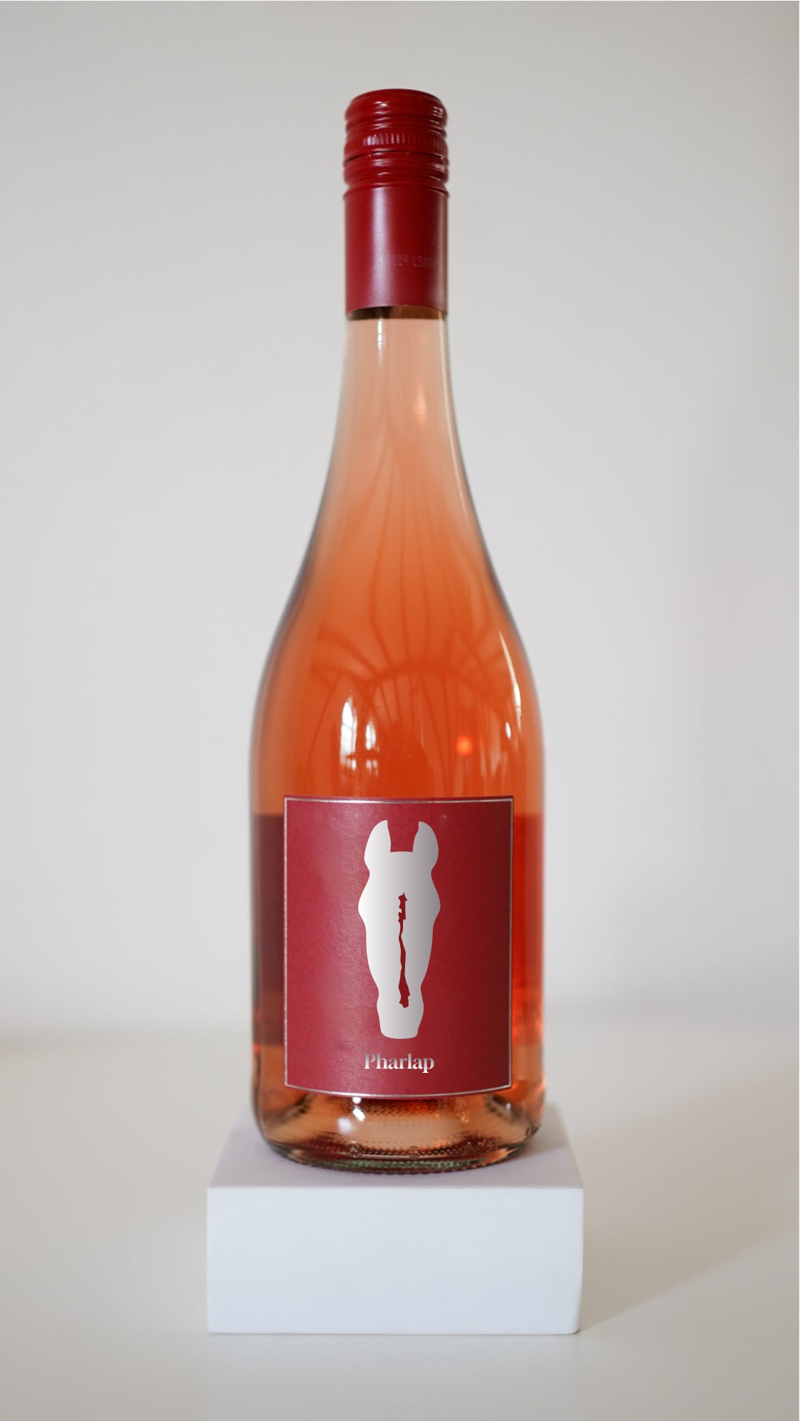 Flasche mit individuellem Pferdekopf