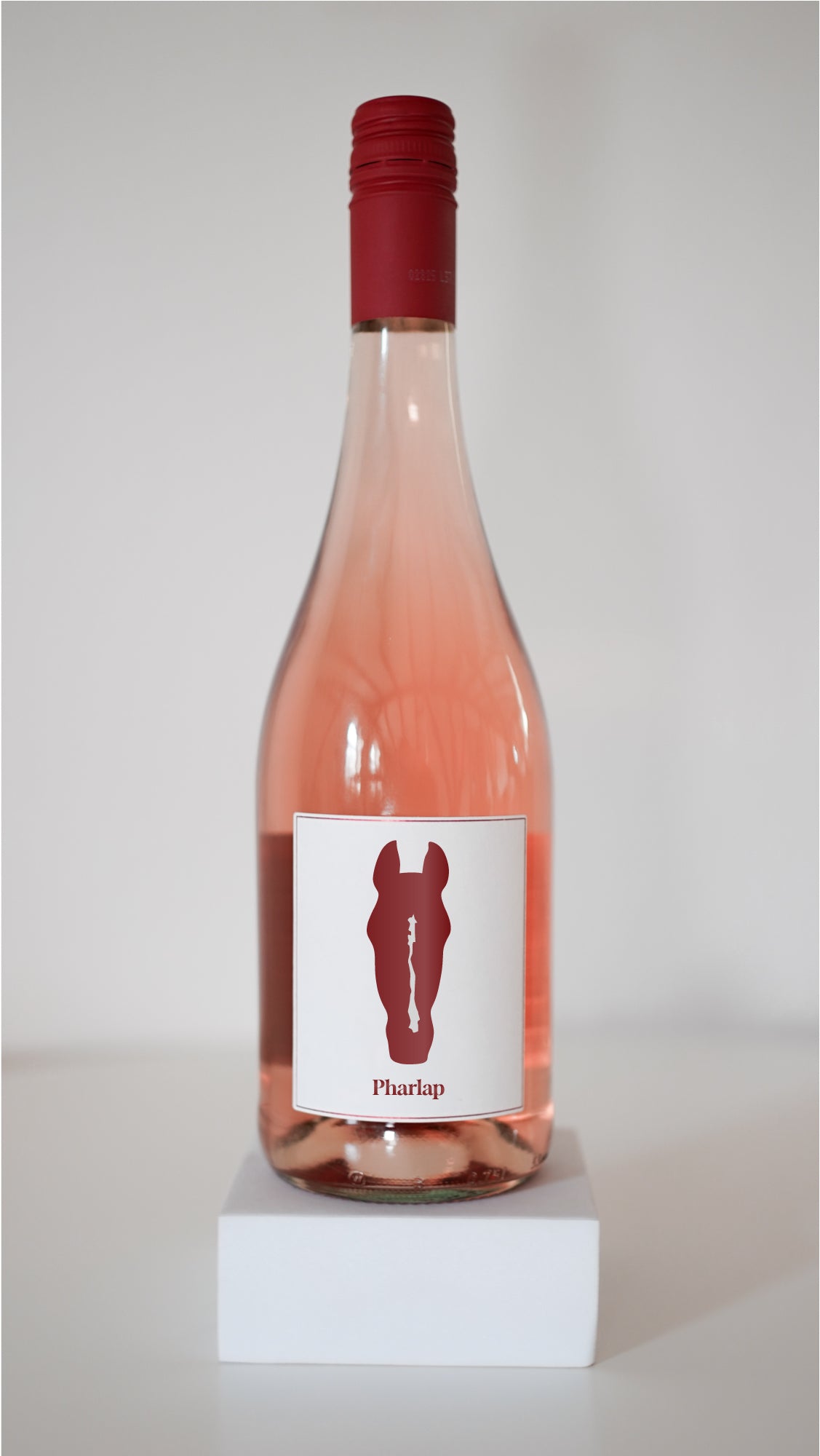 Flasche mit individuellem Pferdekopf