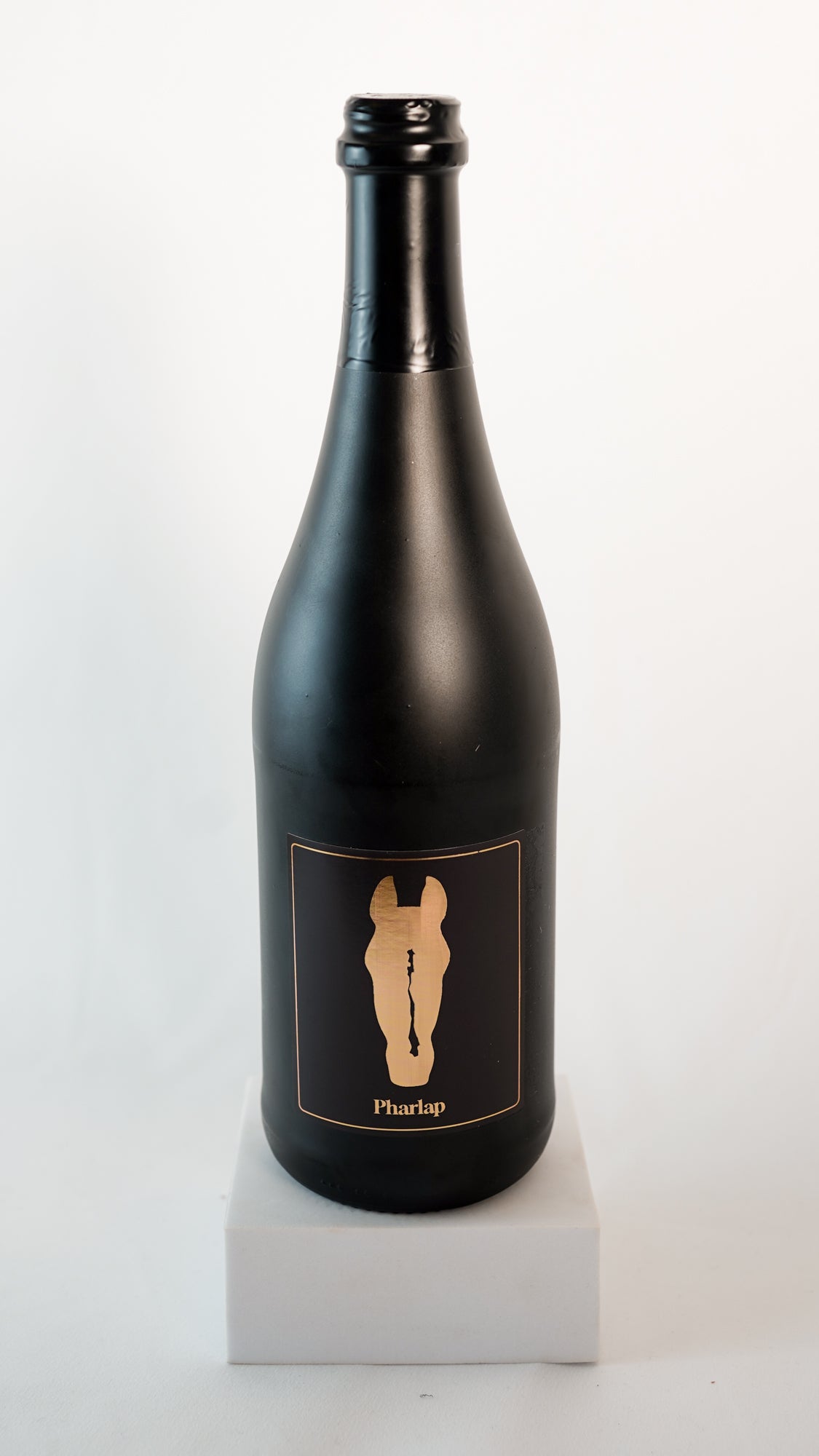 Flasche mit individuellem Pferdekopf