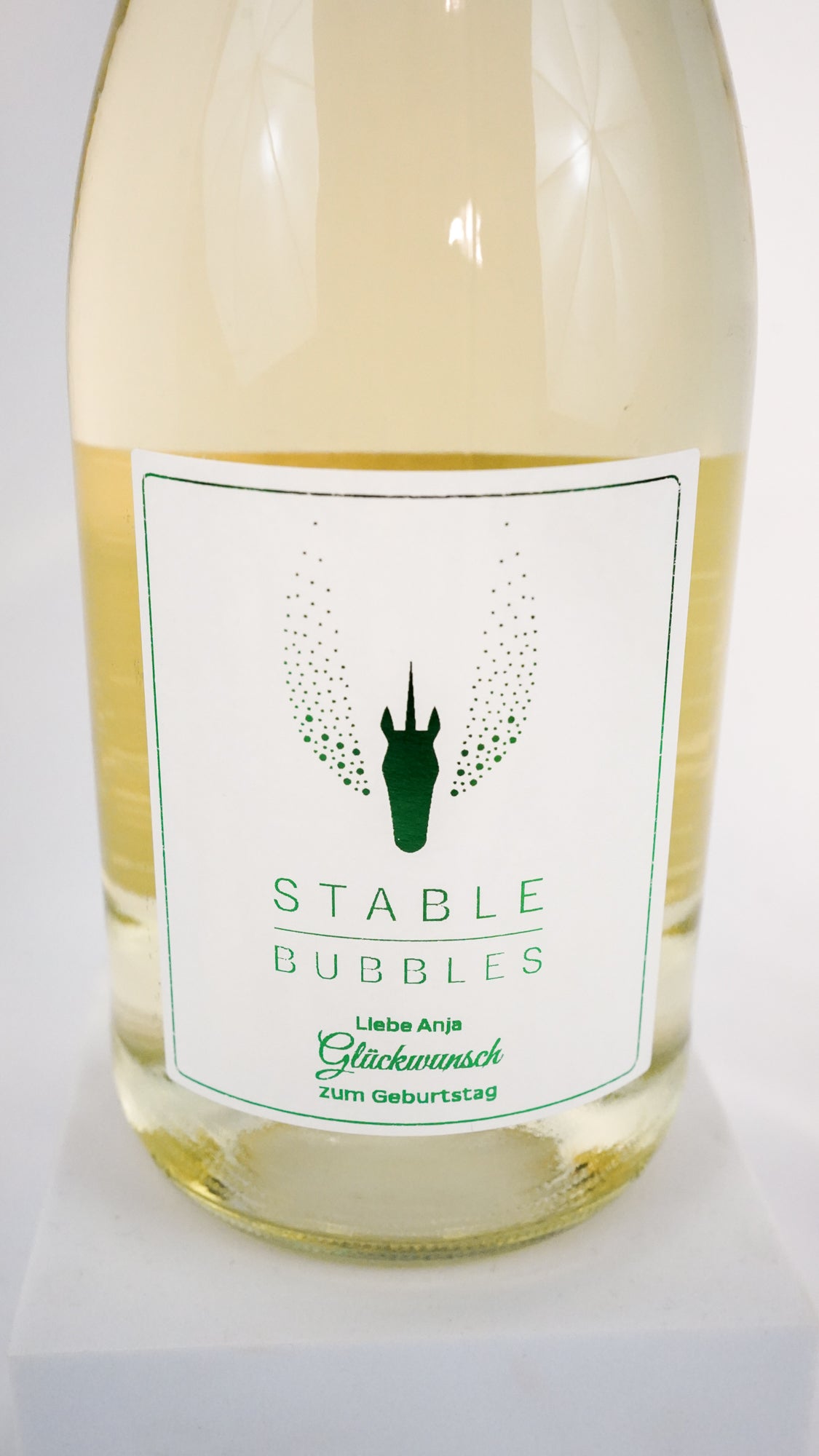 Personalisierte Weinflasche