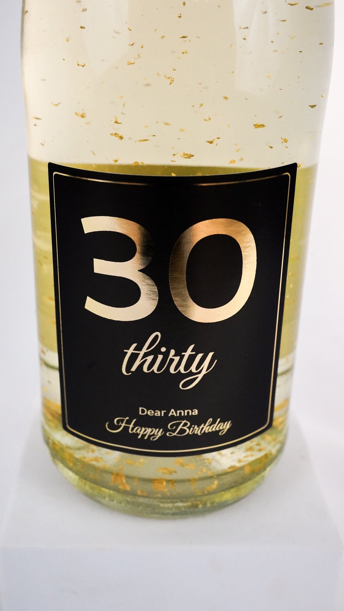 Personalisierte Geburtstagsflasche