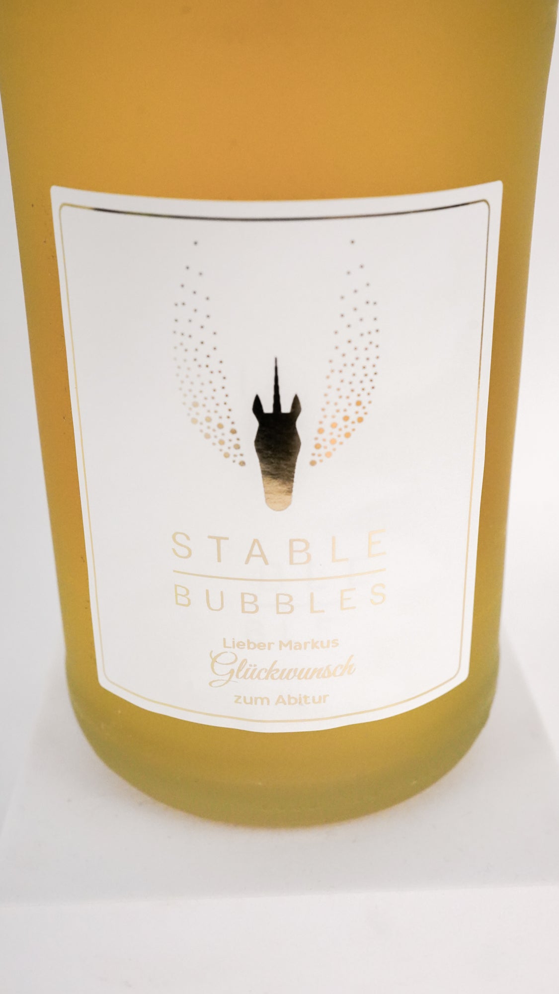 Personalisierte Weinflasche