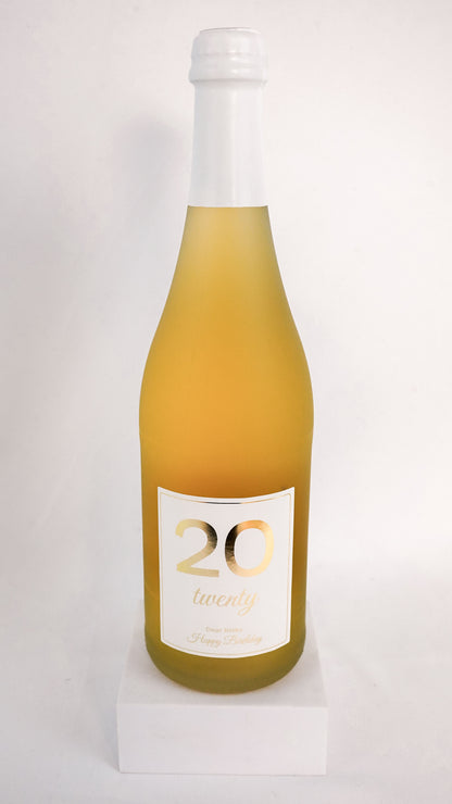 Personalisierte Geburtstagsflasche