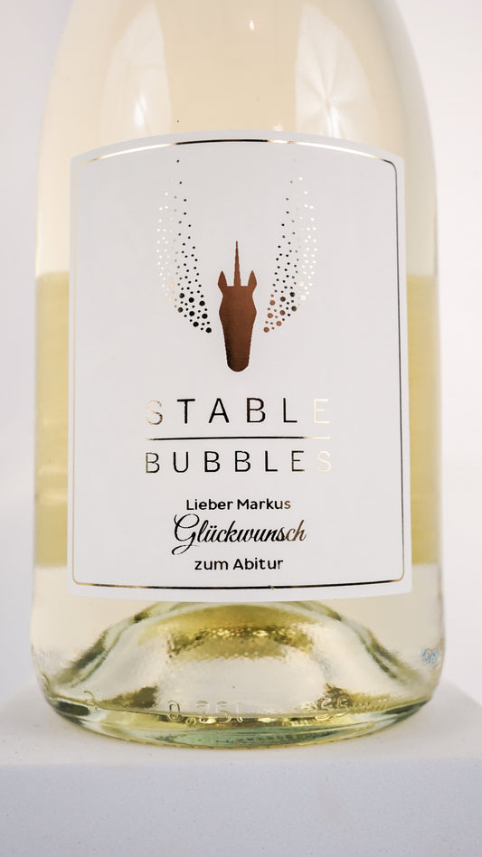 Personalisierte Weinflasche