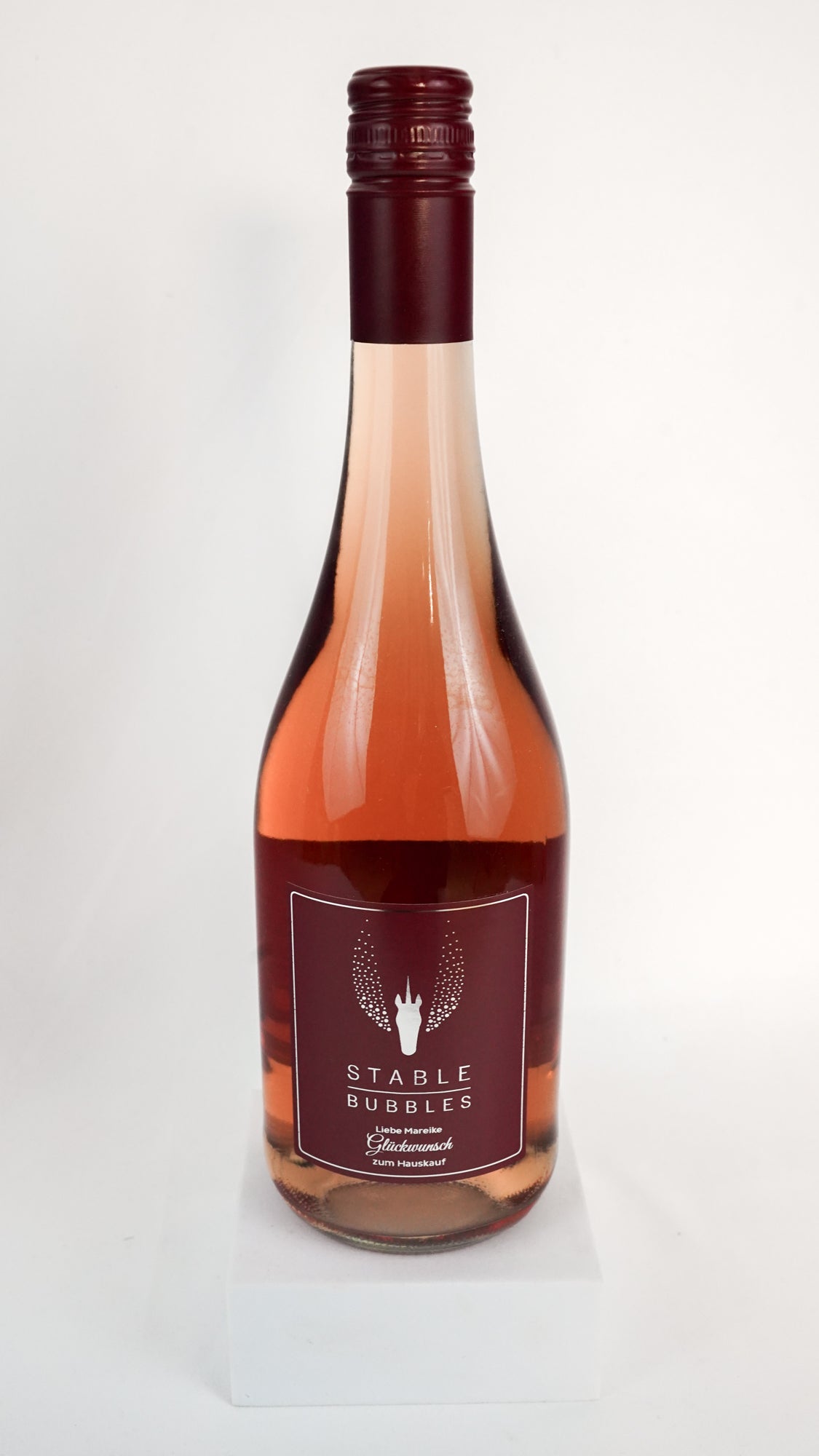 Personalisierte Weinflasche