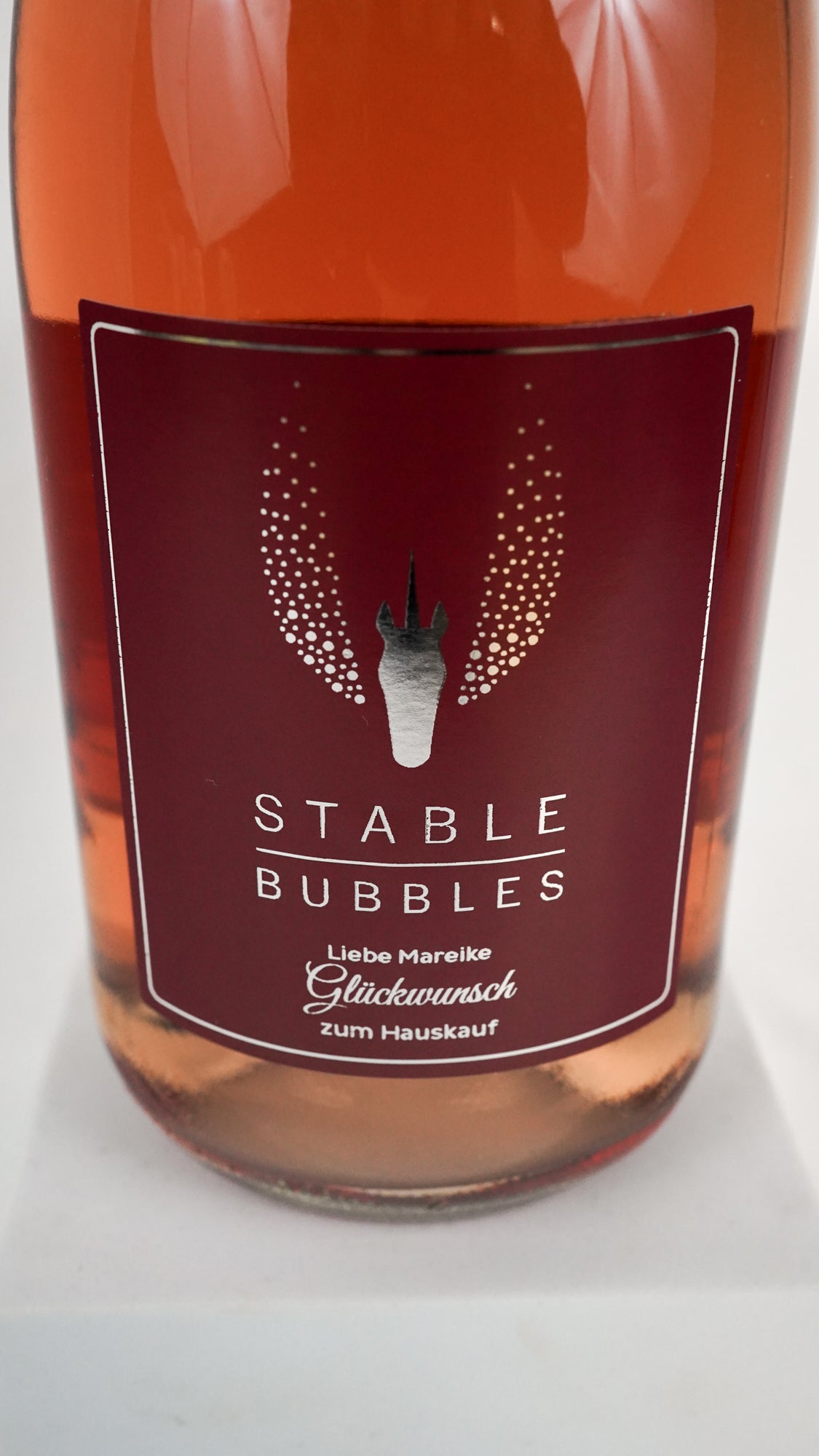 Personalisierte Weinflasche