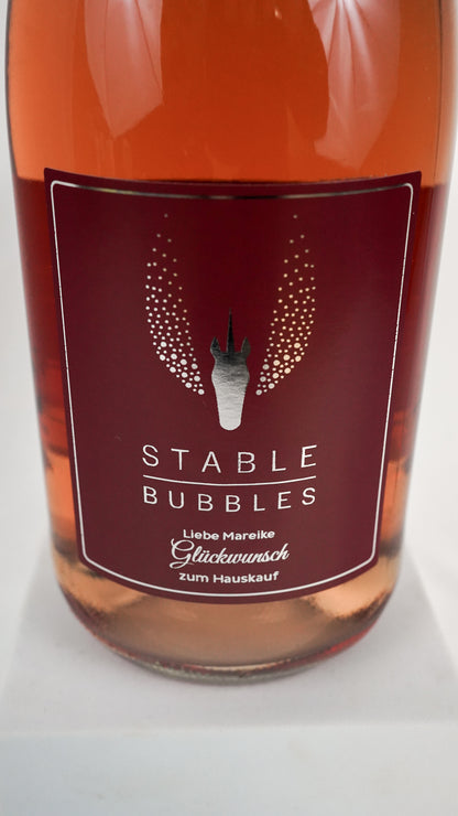 Personalisierte Weinflasche