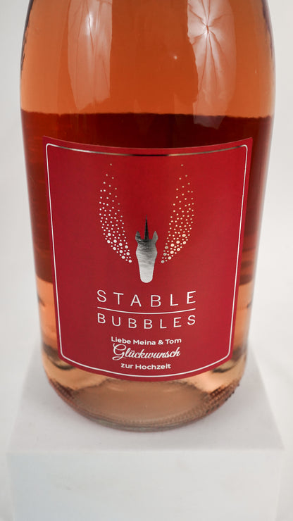 Personalisierte Weinflasche