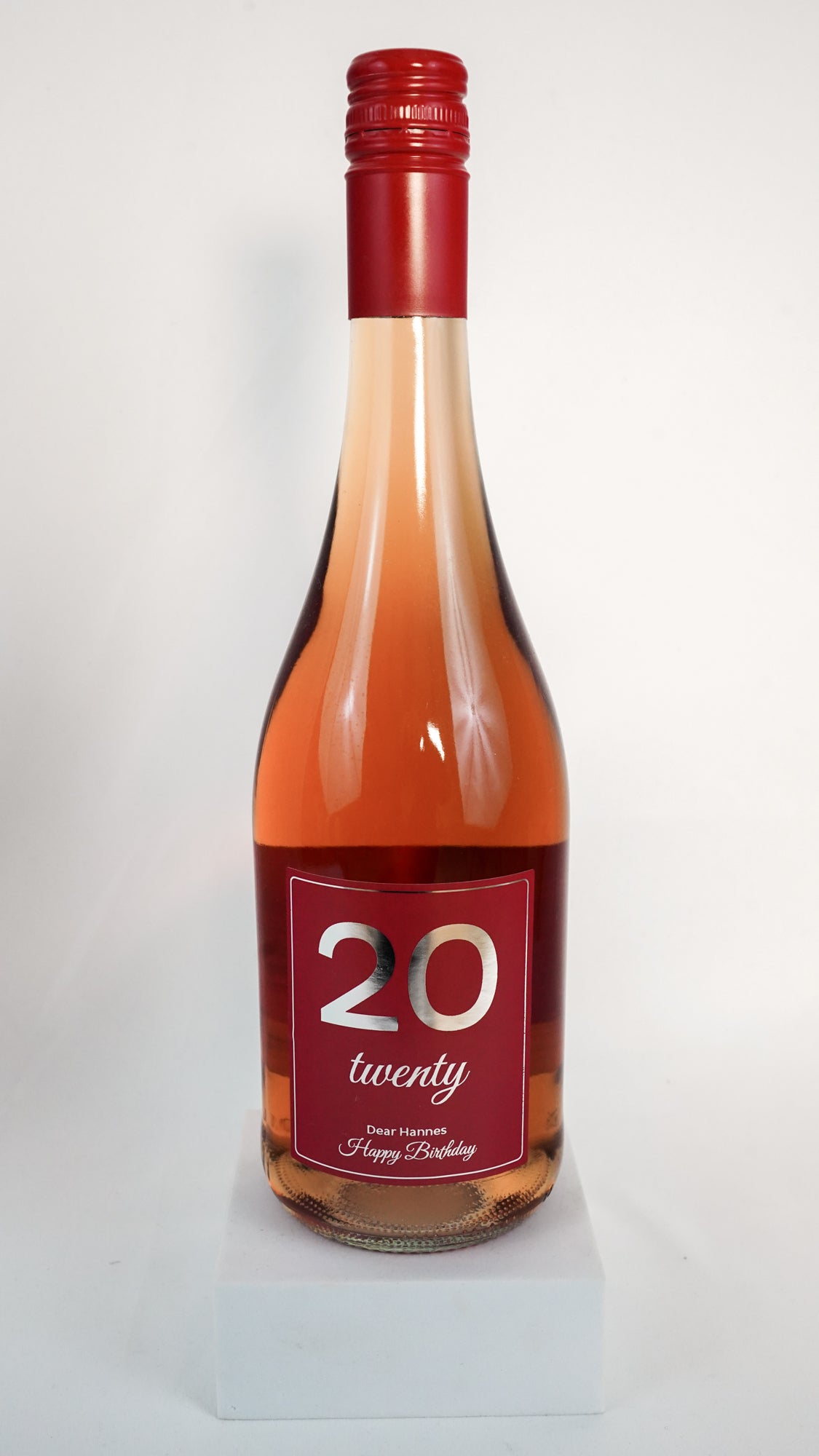 Personalisierte Geburtstagsflasche