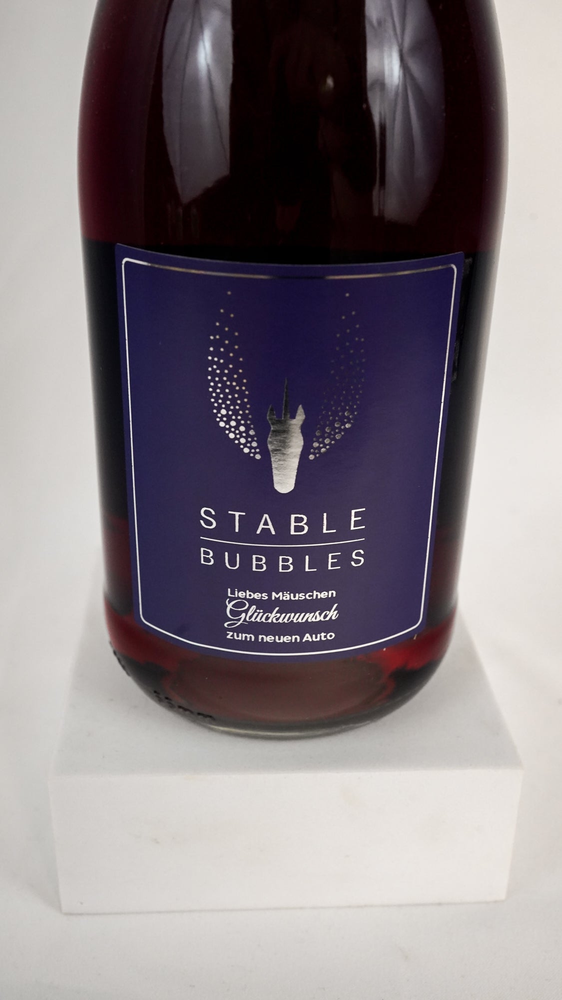 Personalisierte Weinflasche