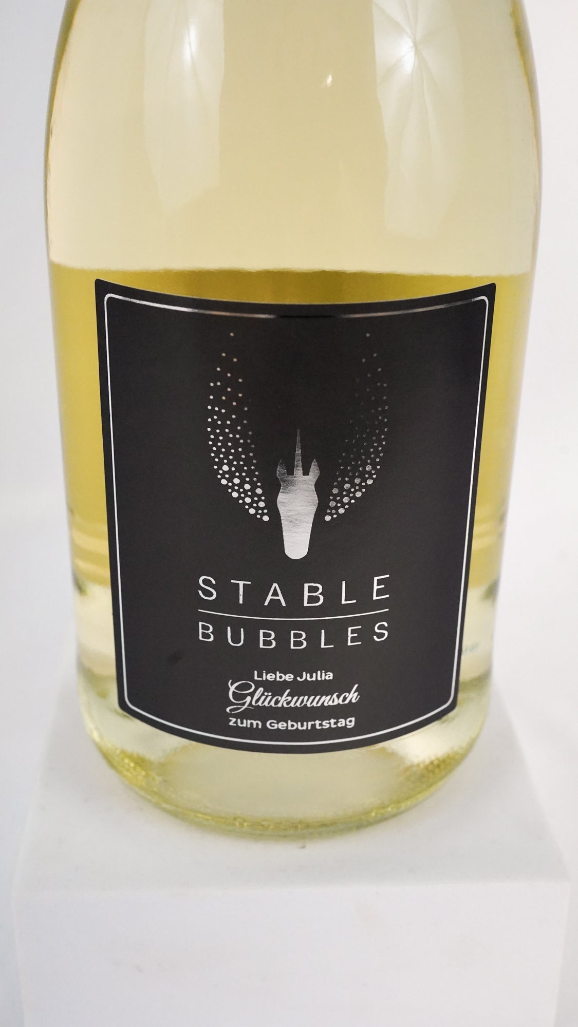 Personalisierte Weinflasche