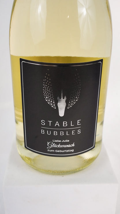 Personalisierte Weinflasche