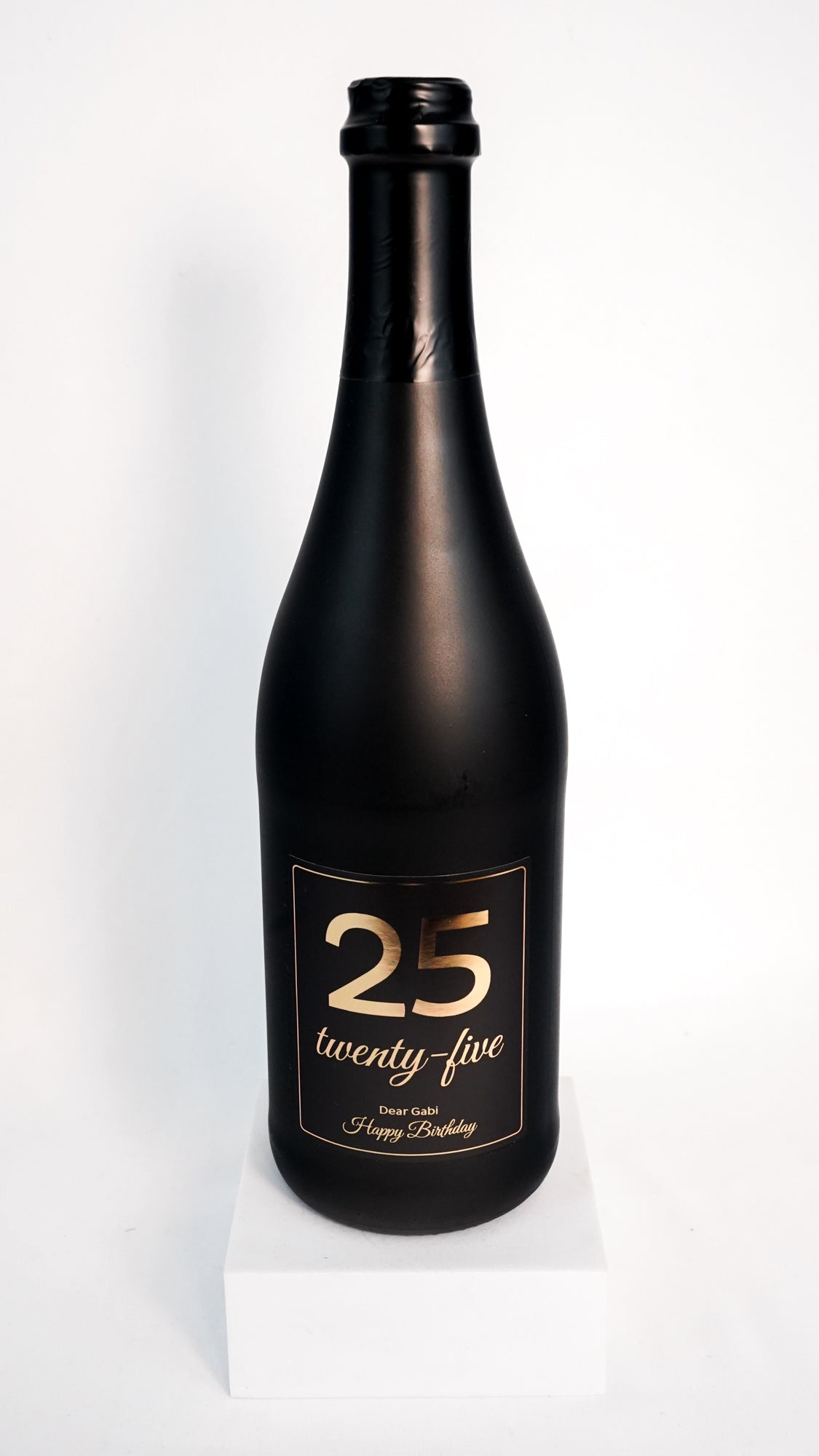 Personalisierte Geburtstagsflasche