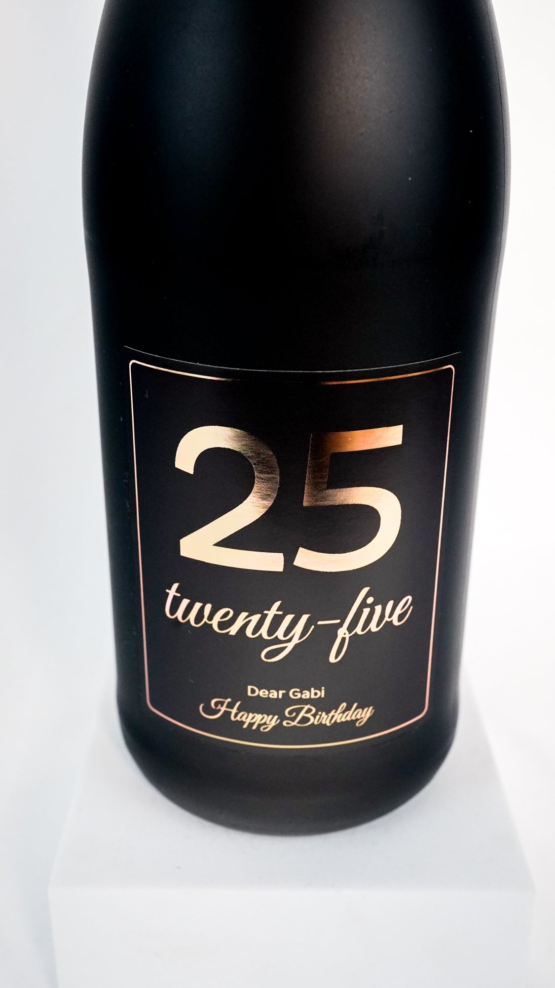 Personalisierte Geburtstagsflasche