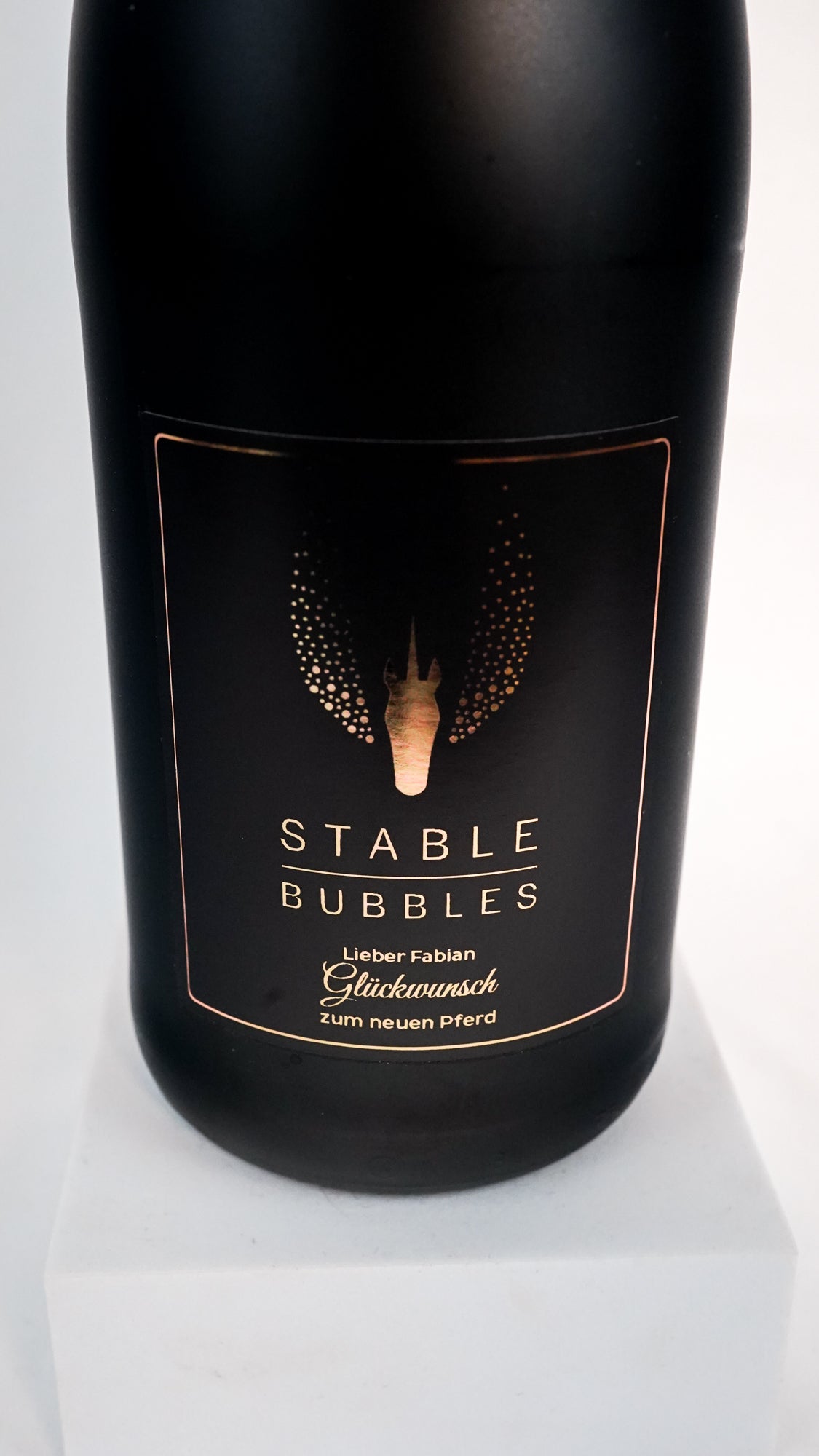 Personalisierte Weinflasche