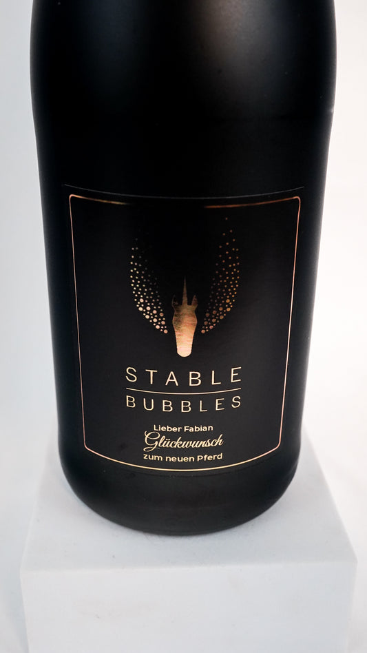 Personalisierte Weinflasche