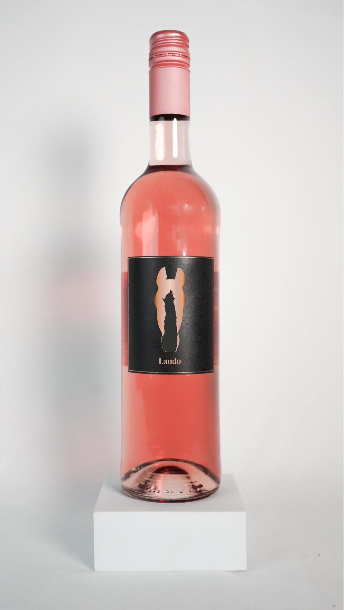 Flasche mit individuellem Pferdekopf