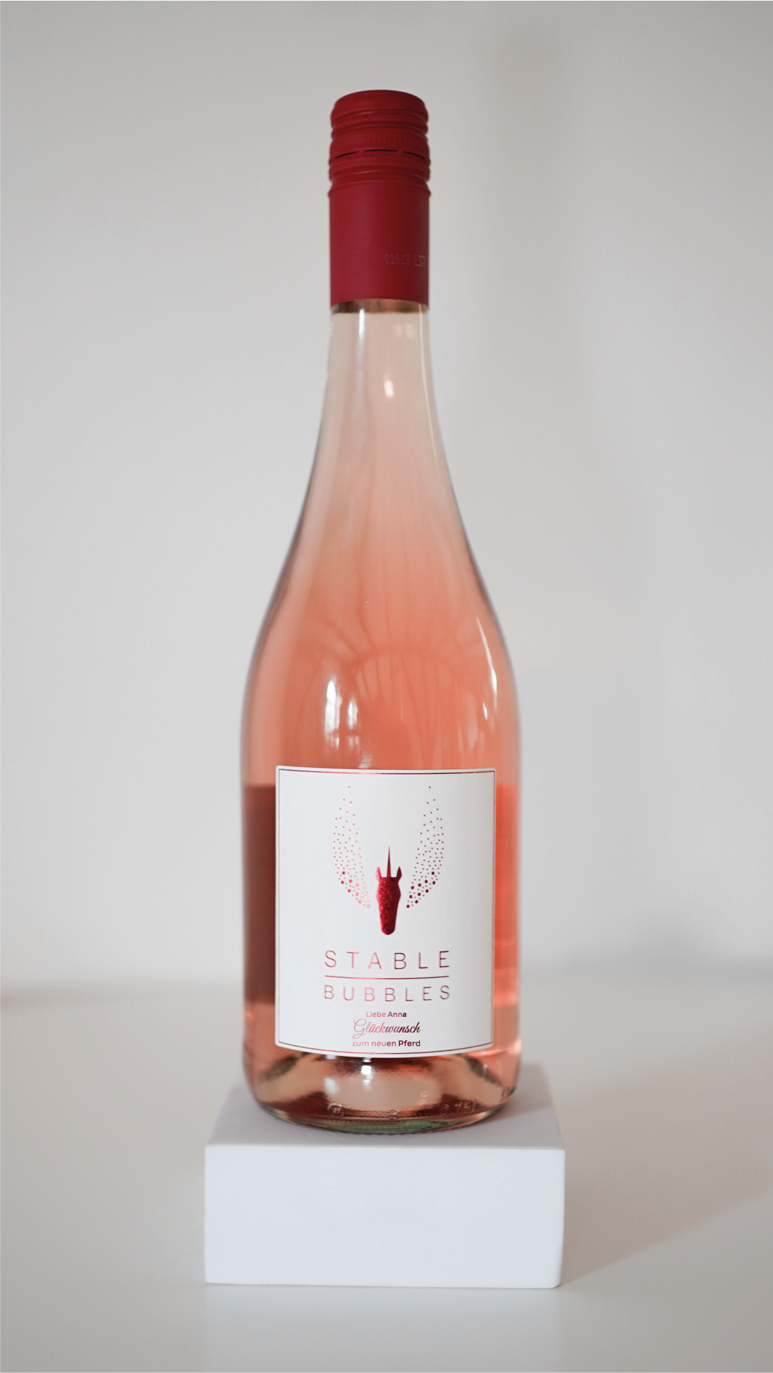Personalisierte Weinflasche