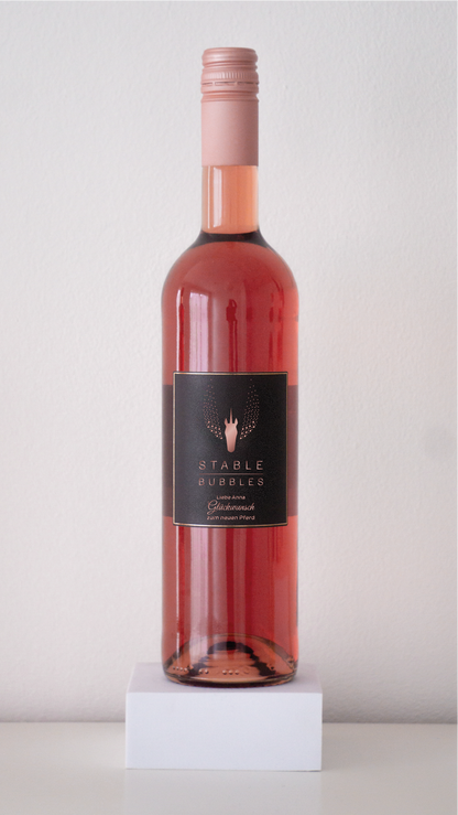 Personalisierte Weinflasche